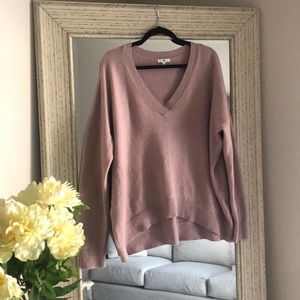 BP Nordstrom Pink/Blush V Neck Sweater (XXL)